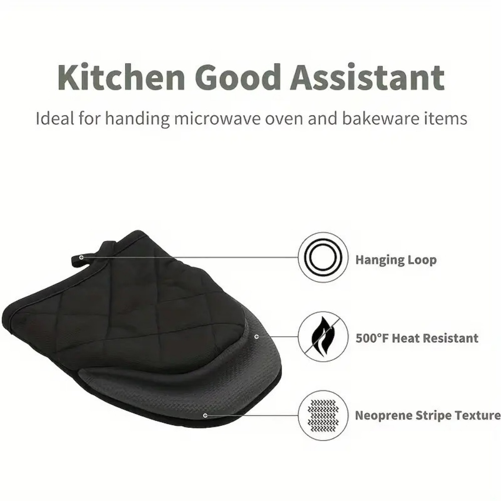 Mitaines de four 500 ° F Mitai - Oven Mitt Silicone avis et prix