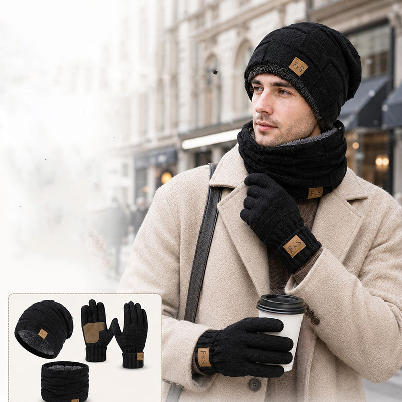Ensemble d'hiver chaud et épai - Wool Glove Lined avis et prix