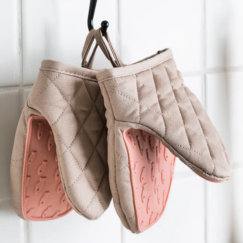 Gants de cuisine Anti-brûlure  - Oven Mitt Silicone avis et prix