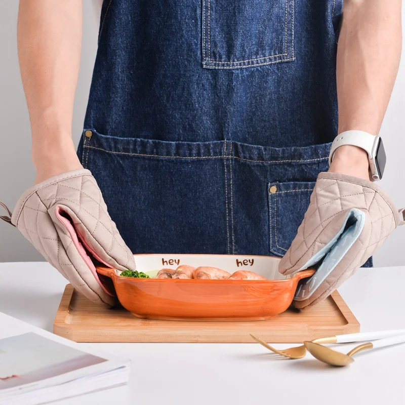 Gants de cuisine Anti-brûlure  - Oven Mitt Silicone avis et prix