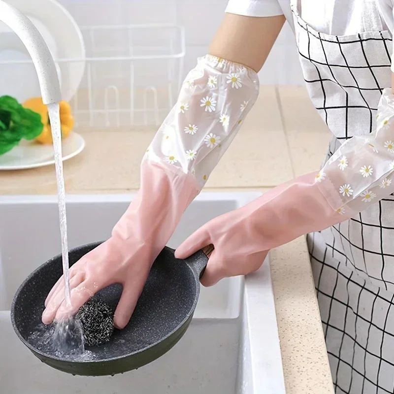 Gants en caoutchouc à manches  - Dish Glove Rubber avis et prix