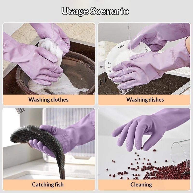 1 paire de gants de nettoyage  - Dish Glove Rubber avis et prix