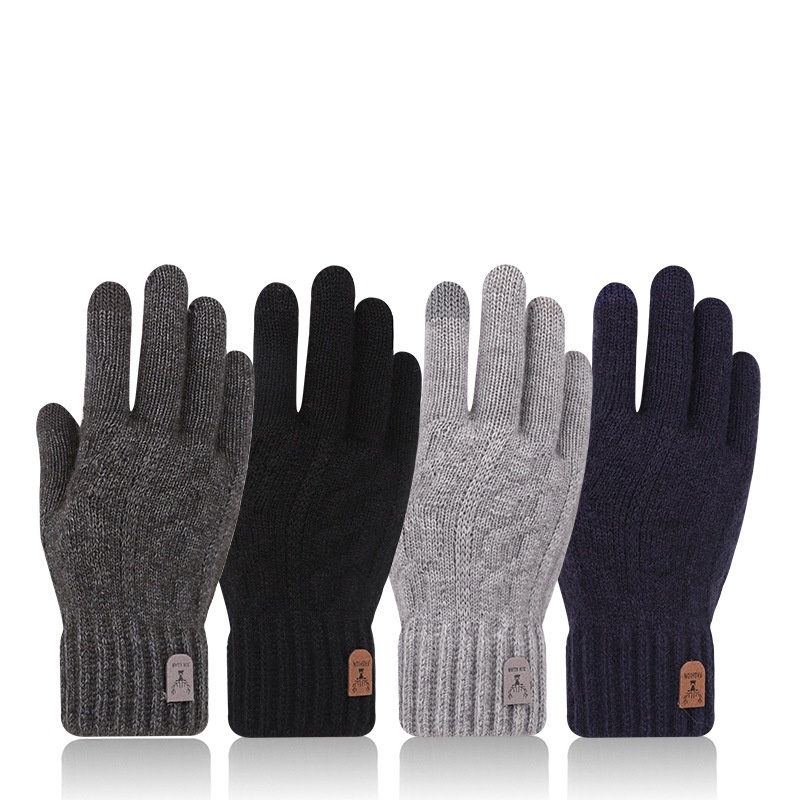Gants tricotés en laine pour h - Wool Glove Lined avis et prix